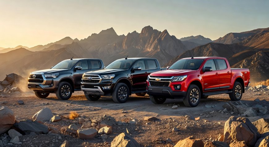 Comparativo de Picapes: Hilux, Ranger ou S10, Qual a Mais Bruta?
